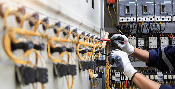 Professional Electrician technician working in Herricks, NY